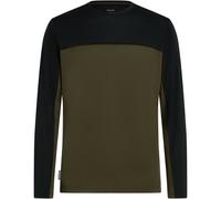 Men Merino Blend 125 Cool-Lite? Sphere LS Tee Colour Block DK LODEN/BLACK/CB M Herren