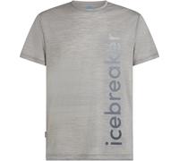 Icebreaker Herren 125 Cool-Lite Sphere Vertical T-Shirt (Größe M, grau)