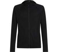 Icebreaker Herren 150 MerinoFine Ace Zip Hoodie Jacke (Größe L, schwarz)