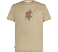 Icebreaker - Kurzarm / kurzärmlig /mit kurzen ärmeln - Wander-T-Shirt aus Merinowolle - Herren - M Merino 150 Tech Lite SS Tee Bear Beige L