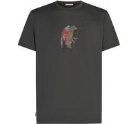 icebreaker 150 tech lite tee bear catch grau herren t shirt L