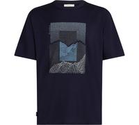 Icebreaker - Merino 150 Tech Lite S/S Relaxed Mountain Shift - Merinoshirt, Gr. XXL, blau (MidnightNavy)