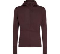 Icebreaker - Technisches Fleece - M Merino Blend 200 RealFleece Descender LS Zip Hoodie Java für Herren aus Wolle - Größe S - Braun Braun S