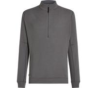 Icebreaker Herren 260 Waffle Knit Wander Half Zip Longsleeve (Größe S, grau)