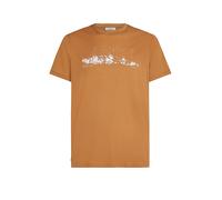 ICEBREAKER Merino 150 Tech Lite Ss Tee Massif - Herren - Braun / Orange - Größe M- Modell 2026