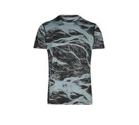 Icebreaker - Merino 125 Cool-Lite Speed S/S Tee Motion AOP - Funktionsshirt, Gr. XXL, blau (FlintBlue/Black)