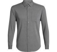 ICEBREAKER Herren Hemd "Steveston" Slim Fit Langarm (104821) M Grau