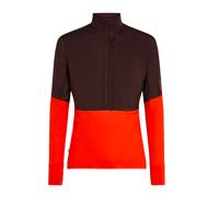 Icebreaker Herren Hoodie Icebreaker Merino 200 RealFleece Descender LS Half Java/Fervid/Cb L