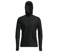 Icebreaker Kapuzenjacke Merino 260 Quantum IV Zip-Hoodie (100% Merinowolle) schwarz Herren, Größe XL