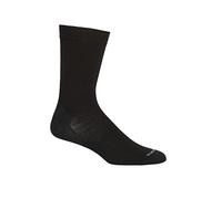 Icebreaker Herren Lifestyle Fine Gauge Crew Socken, Black-Gritstone Hthr, S-M
