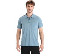 ICEBREAKER Herren Polo ASTRAL BLUE L (0196012595686)