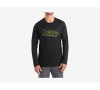 Icebreaker Herren Sweatshirt Merino 150 Tech Lite II LS Tee Alps 3D BLACK L