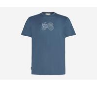 Merino 150 Tech Lite Kurzarm T-Shirt Adventure Ride Herren-2XL-Dawn Dunkelblau|Grün