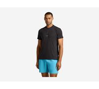 Icebreaker Herren T-Shirt Merinomix 125 Cool-Lite Speed Kurzarmshirt mit Viertelreißverschluss BLACK XXL