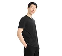 Icebreaker - Herren T- Shirt Natural Blend Zentral Klassisch Slim Fit - Für Alltag, Fitness & Training - Black, L