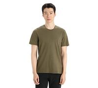 Icebreaker - Herren T- Shirt Natural Blend Zentral Klassisch Slim Fit - Für Alltag, Fitness & Training - Loden, XL