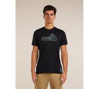 Icebreaker Men Merino Blend 125 Cool-lite Sphere Short Sleeve Tee Beta black (001) L