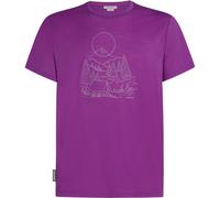 Icebreaker Herren Tech Lite III Sunset Camp T-Shirt (Größe S, lila)