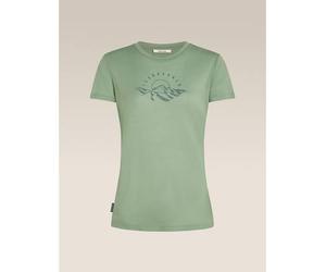 ICEBREAKER Icebreaker Damen Shirt W Mer 150 Tech Lite SS Tee Sunrise (11006398) XL Hellgrün221