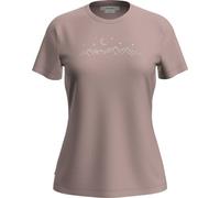 Icebreaker - Women's Merino 150 Tech Lite S/S Stars - Merinoshirt, Gr. M, braun (PinkQuartz)