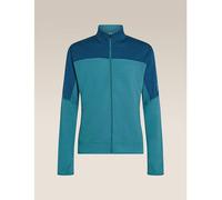 ICEBREAKER Icebreaker Herren Sweatshirts lg.Arm He/Uni Men Merino Blend 300 RealFleece De (11007644) XL Rauchblau3496