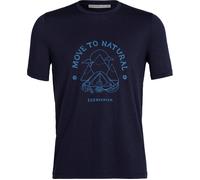 Icebreaker - Tech Lite II Canopy Camper T-Shirt Herren midnight navy blau S