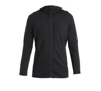 Icebreaker Kapuzenjacke Merino 260 Quantum IV Zip-Hoodie (100% Merinowolle) schwarz Herren, Größe L
