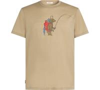 Icebreaker - Kurzarm / kurzärmlig /mit kurzen ärmeln - Wander-T-Shirt aus Merinowolle - Herren - M Merino 150 Tech Lite SS Tee Bear Beige M