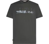 Icebreaker - Kurzarm / kurzärmlig /mit kurzen ärmeln - Wander-T-Shirt aus Merinowolle - Herren - M Merino 150 Tech Lite SS Tee The Grau L