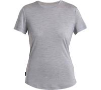 Icebreaker - Leichtes, atmungsaktives Kurzarm-T-Shirt - Women Merino 125 Cool-Lite Sphere III SS Tee Metro Hthr für Damen - Größe S - Grau Grau S