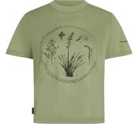 Icebreaker - Leichtes T-shirt für Wanderungen aus Merinowolle - Damen / Frau - W Merino 150 Tech Lite SS Crop Tee Seed Story Lichen - W Grün S