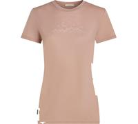 Icebreaker - Leichtes T-Shirt für Wanderungen aus Merinowolle - Damen / Frau - W Merino 150 Tech Lite SS Tee Sparkling Stars Pink Quartz - Rosa M