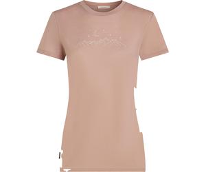 Icebreaker - Leichtes T-Shirt für Wanderungen aus Merinowolle - Damen / Frau - W Merino 150 Tech Lite SS Tee Sparkling Stars Pink Quartz - Rosa S