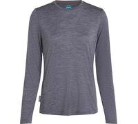 Icebreaker - Leichtes T-Shirt für Wanderungen aus Merinowolle - Damen / Frau - W Merino Blend 125 Cool-Lite Sphere LS Tee Midnight Navy Navy blau S