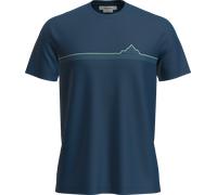 Icebreaker M 150 Tech Lite SS Tee Range Stripes, S ATLANTIS