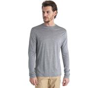 Icebreaker M Mer 125 Cool-lite Sphere III Long Sleeve Tee metro hthr (IB016) S
