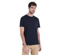 Icebreaker Merino Tech Lite III T-Shirt Herren - Leicht, Warm, Schnelltrocknend für Reisen, Outdoor und Abenteuer, Größe XL, Midnight Navy/Dunkelblau