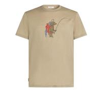 Icebreaker - Kurzarm / kurzärmlig /mit kurzen ärmeln - Wander-T-Shirt aus Merinowolle - Herren - M Merino 150 Tech Lite SS Tee Bear Beige L