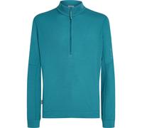 Icebreaker M Mer 260 Waffle Knit Wander Long Sleeve Half Zip topaz (0GQ) L