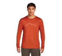 Icebreaker Men Mer 150 Tech Lite Long Sleeve Tee Rain Ridge agate (0GS) L