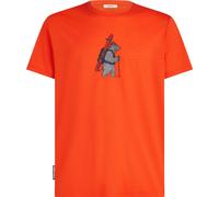 Icebreaker Men Mer 150 Tech Lite Short Sleeve Tee Bear Tour fervid (0GT) S