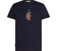 Icebreaker Men Mer 150 Tech Lite Short Sleeve Tee Bear Tour midnight navy (IB401) S