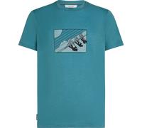 Icebreaker Men Mer 150 Tech Lite Short Sleeve Tee Wild Pack topaz (0GQ) L