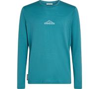 Icebreaker Men Mer 150 Techlite Long Sleeve Tee Road To Cook topaz (0GQ) M