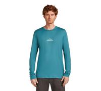 Icebreaker Men Mer 150 Techlite Long Sleeve Tee Road To Cook topaz (0GQ) S