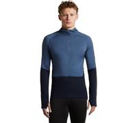 Icebreaker Men Mer 200 Oasis+ Long Sleeve Half Zip Hoodie midninavy/dawn/jeththr/cb (IB0NI) XL