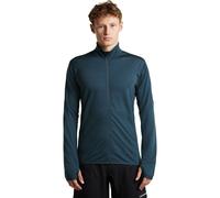 Icebreaker - Merino 300 Realfleece Descend L/S Zip - Merinopullover, Gr. S, blau (Abyss)