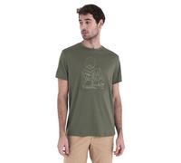 Icebreaker Men Merino 150 Tech Lite III SS Tee Sunset Camp - XXL