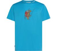 Icebreaker - Merino 150 Tech Lite S/S Tee Bear Catch - Merinoshirt, Gr. L, blau (Arctic)