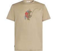 Icebreaker - Kurzarm / kurzärmlig /mit kurzen ärmeln - Wander-T-Shirt aus Merinowolle - Herren - M Merino 150 Tech Lite SS Tee Bear Beige M
